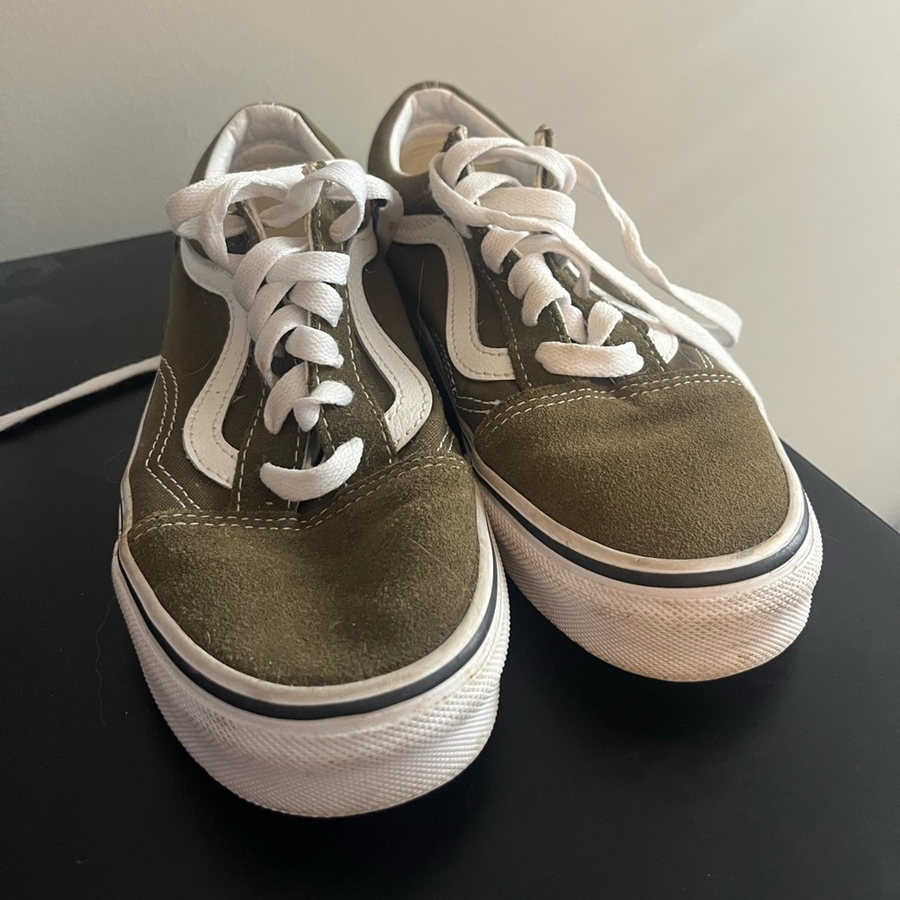 Olive green Vans